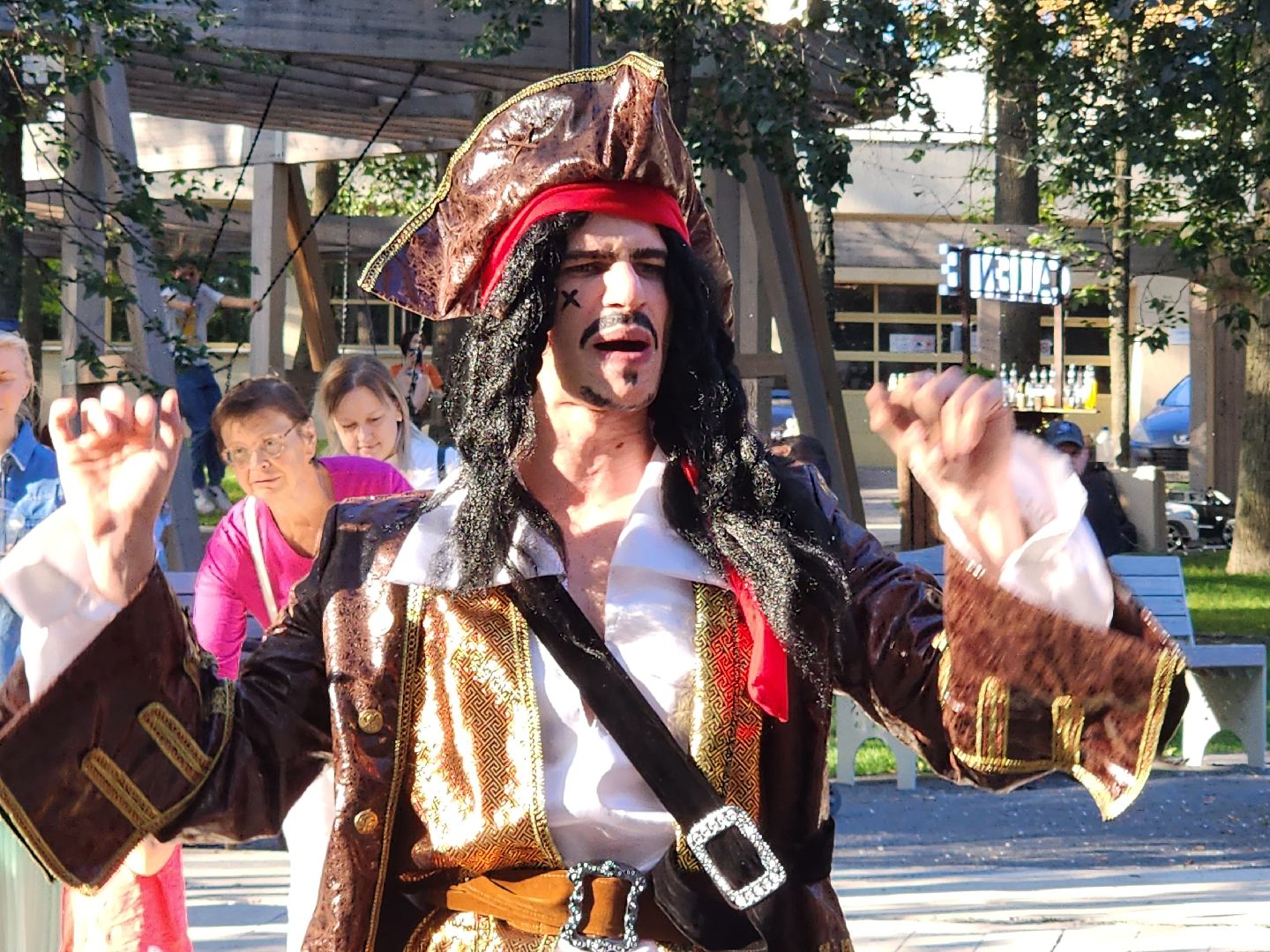 Звенигород, городской парк, день Военно-морского флота