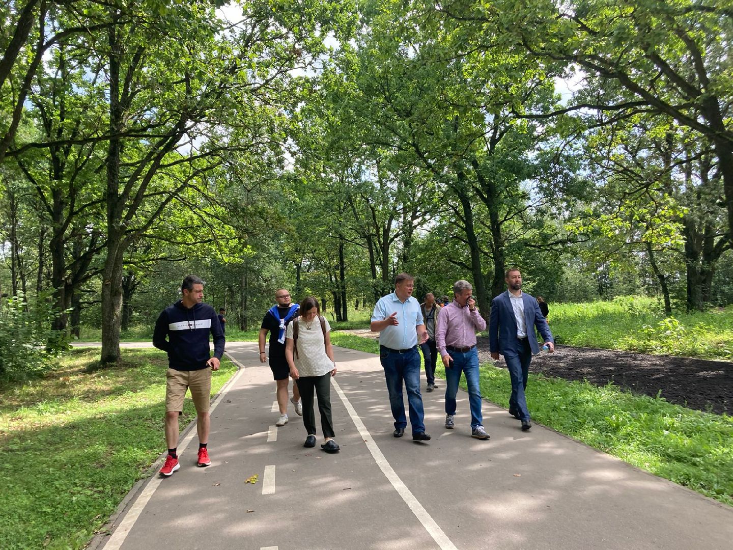 Парк Дубки, благоустройство парков, Олег Рожнов, Калининец