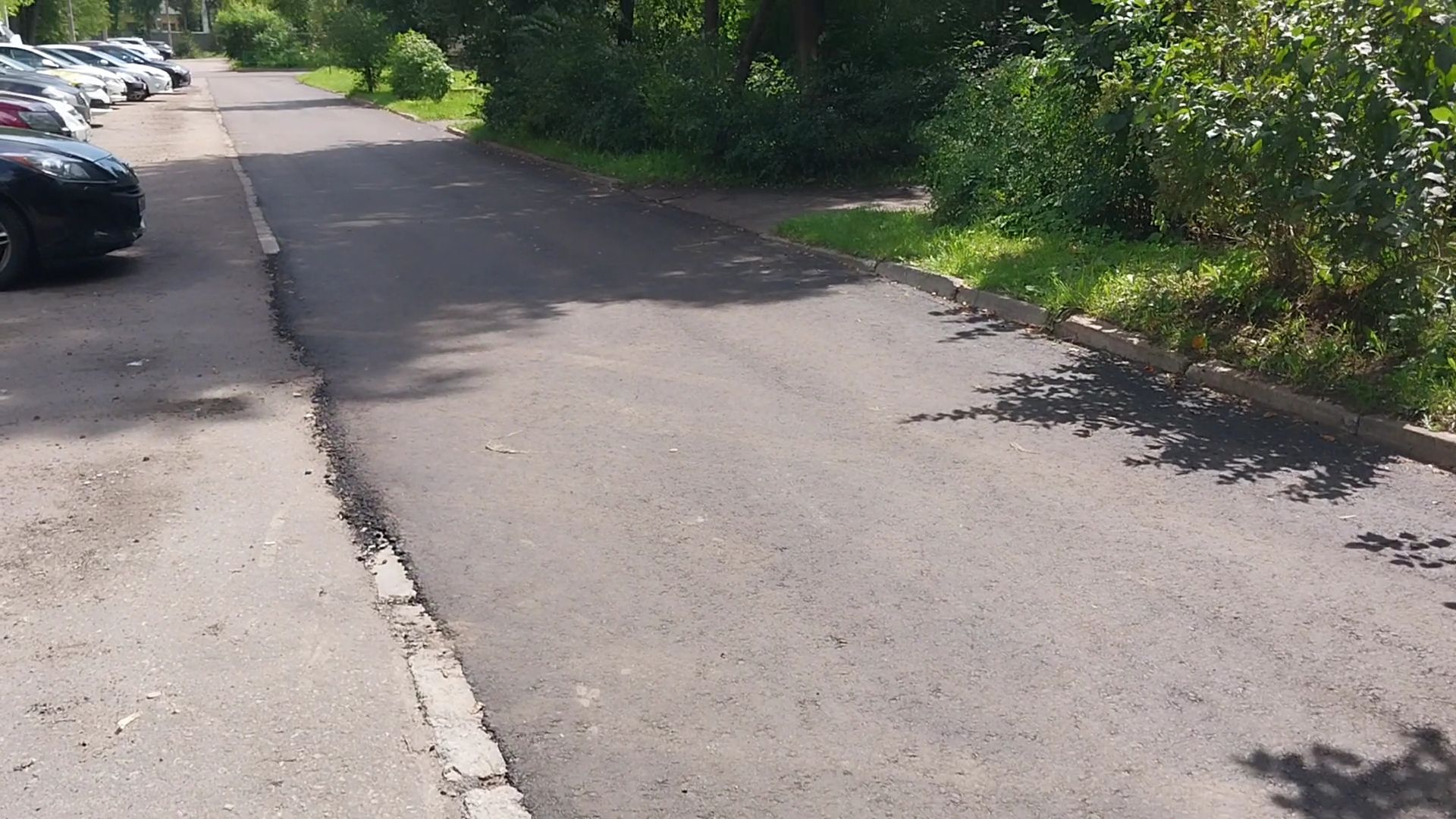 Коломна, дороги, новый асфальт