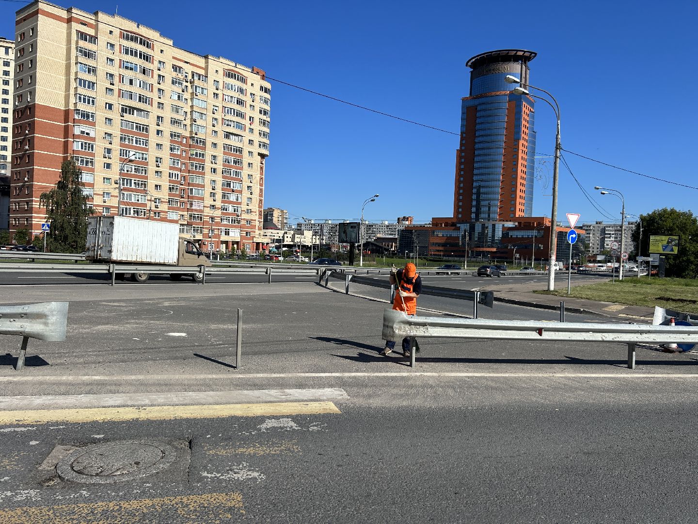 Дороги, уборка, Щёлково