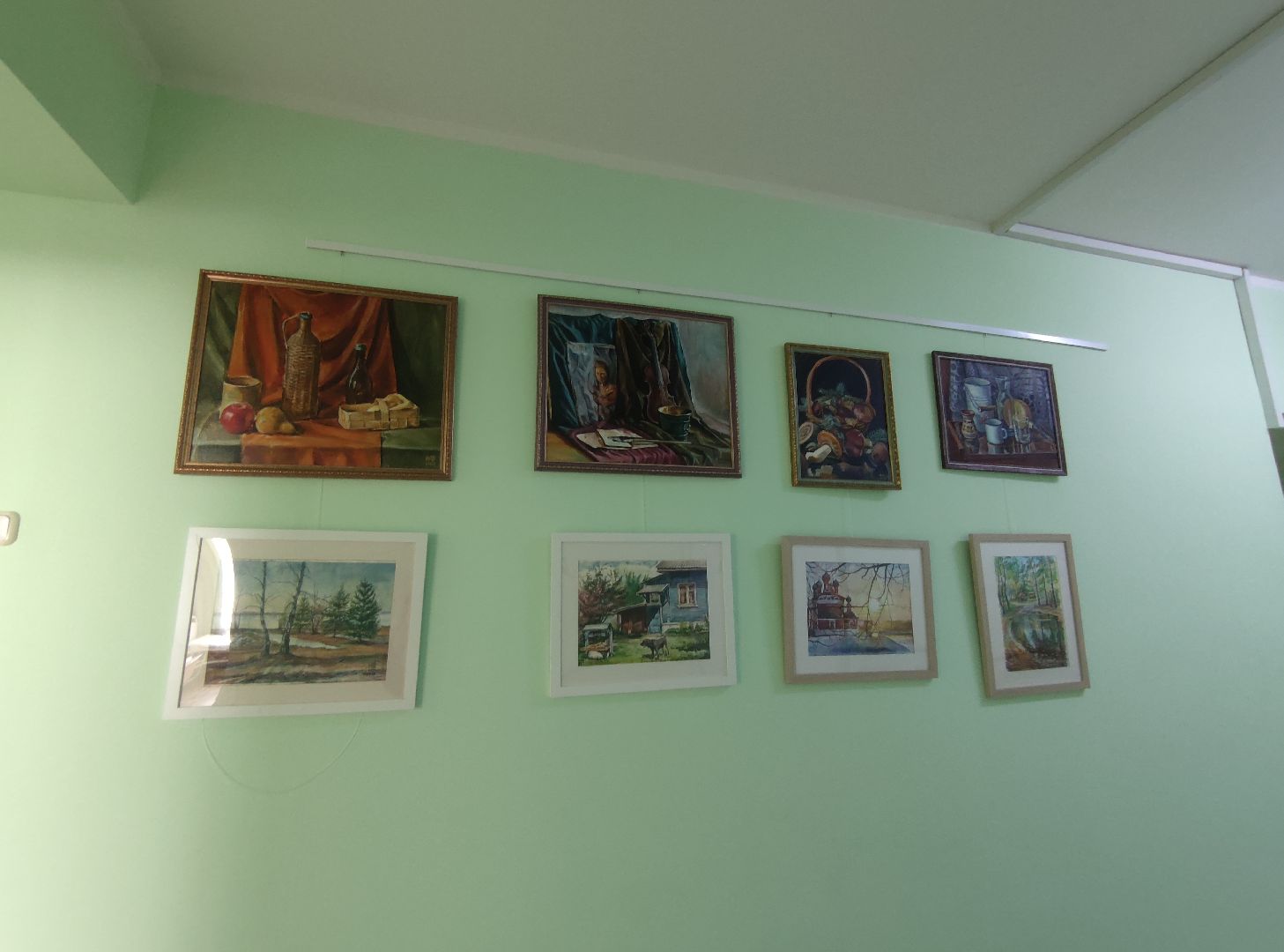 Картины, выставка, ФБУЗ МСЧ №9 ФМБА России, Дубна