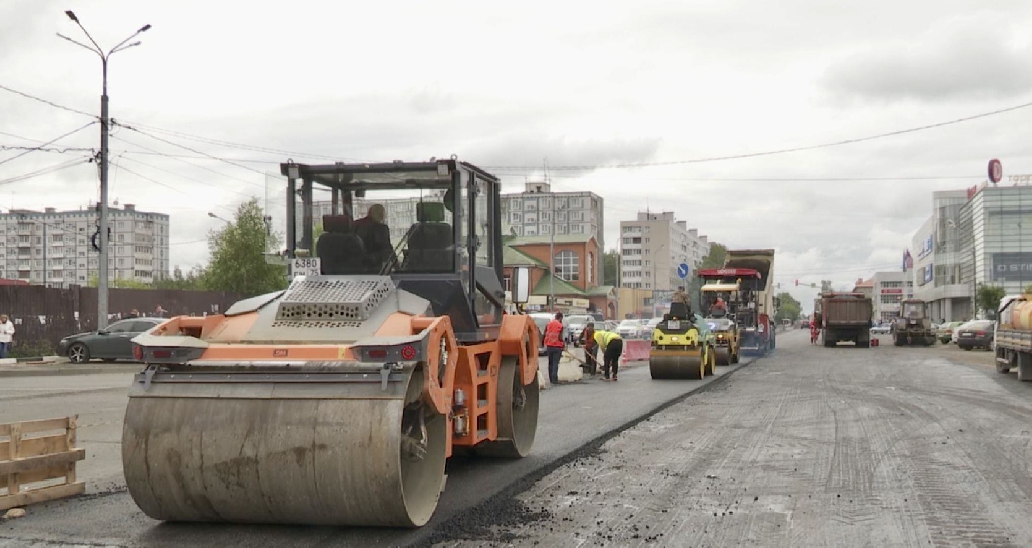 Клин, ремонт дорог, транспорт, перемены