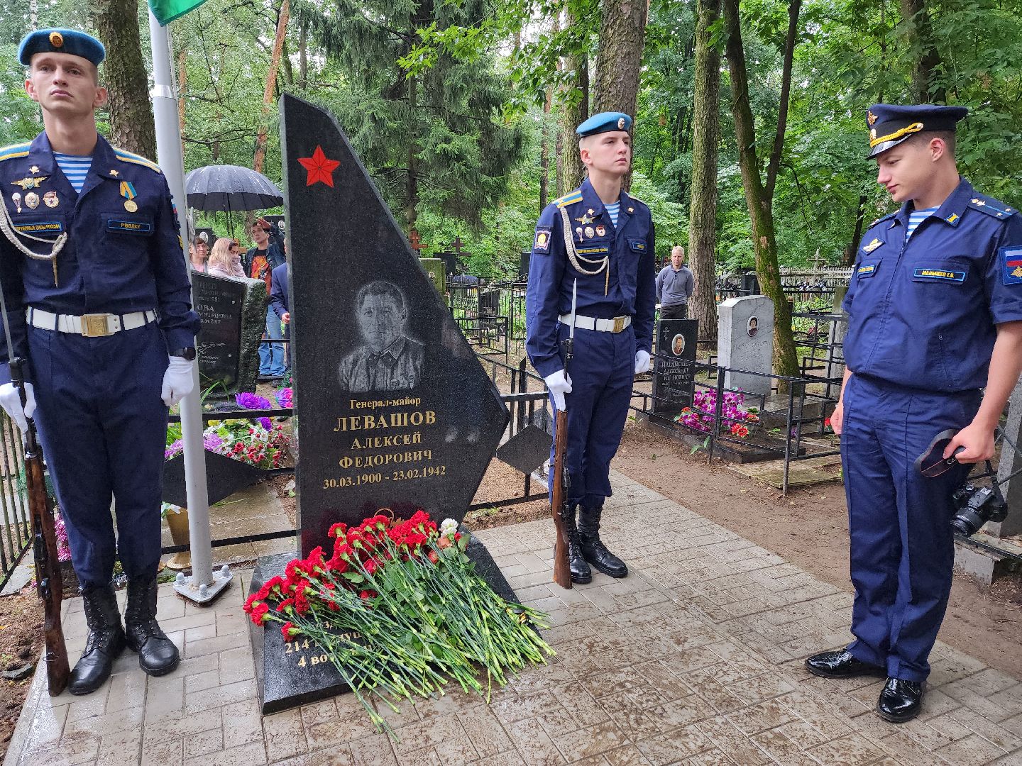 Раменское, общество, открытие памятника А.Ф.Левашову