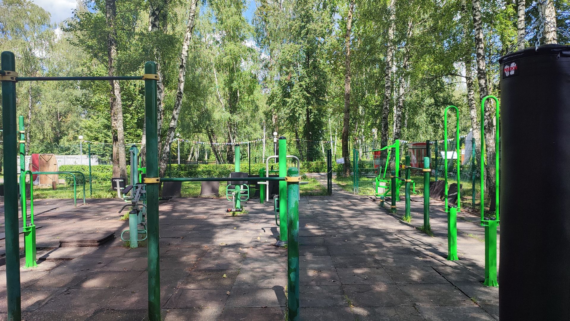 Кашира, парк, ремонт, воркаут, турники
