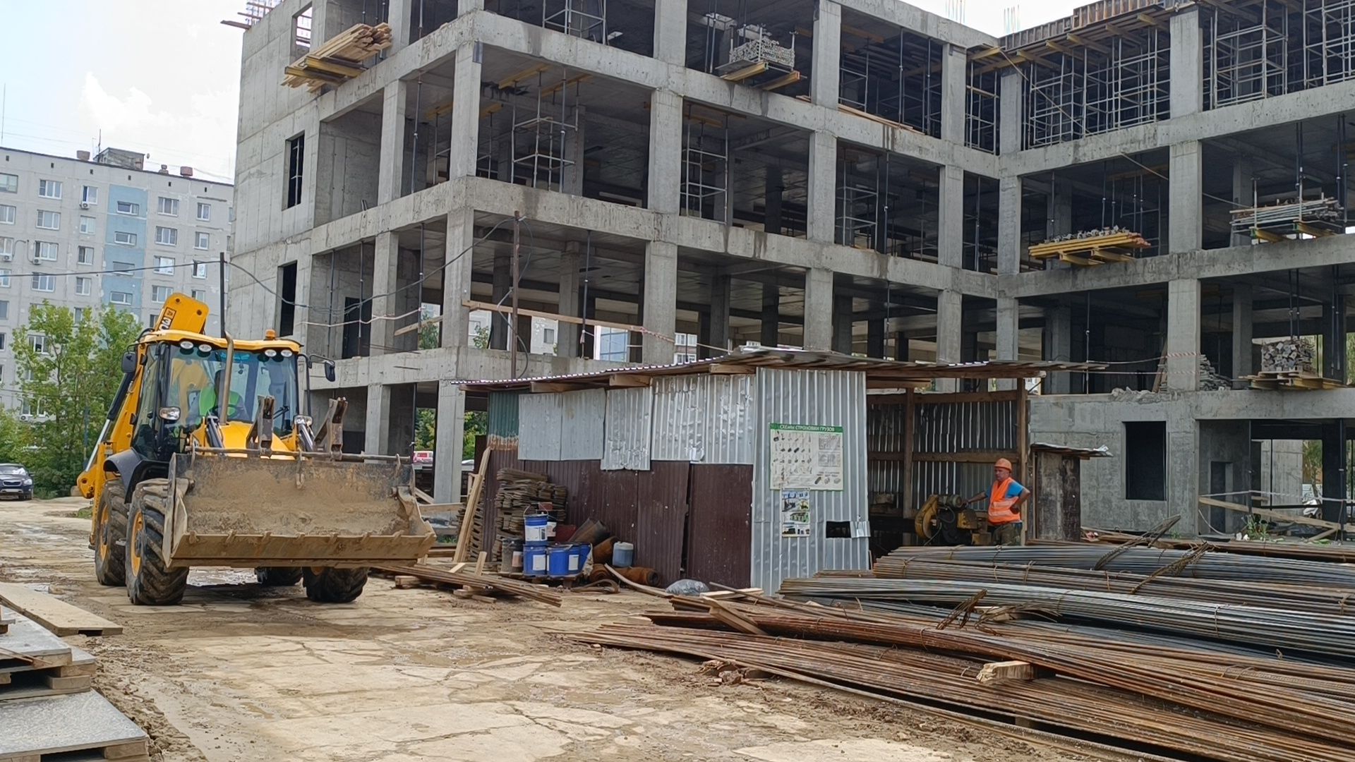 Лобня, строительство, поликлиника