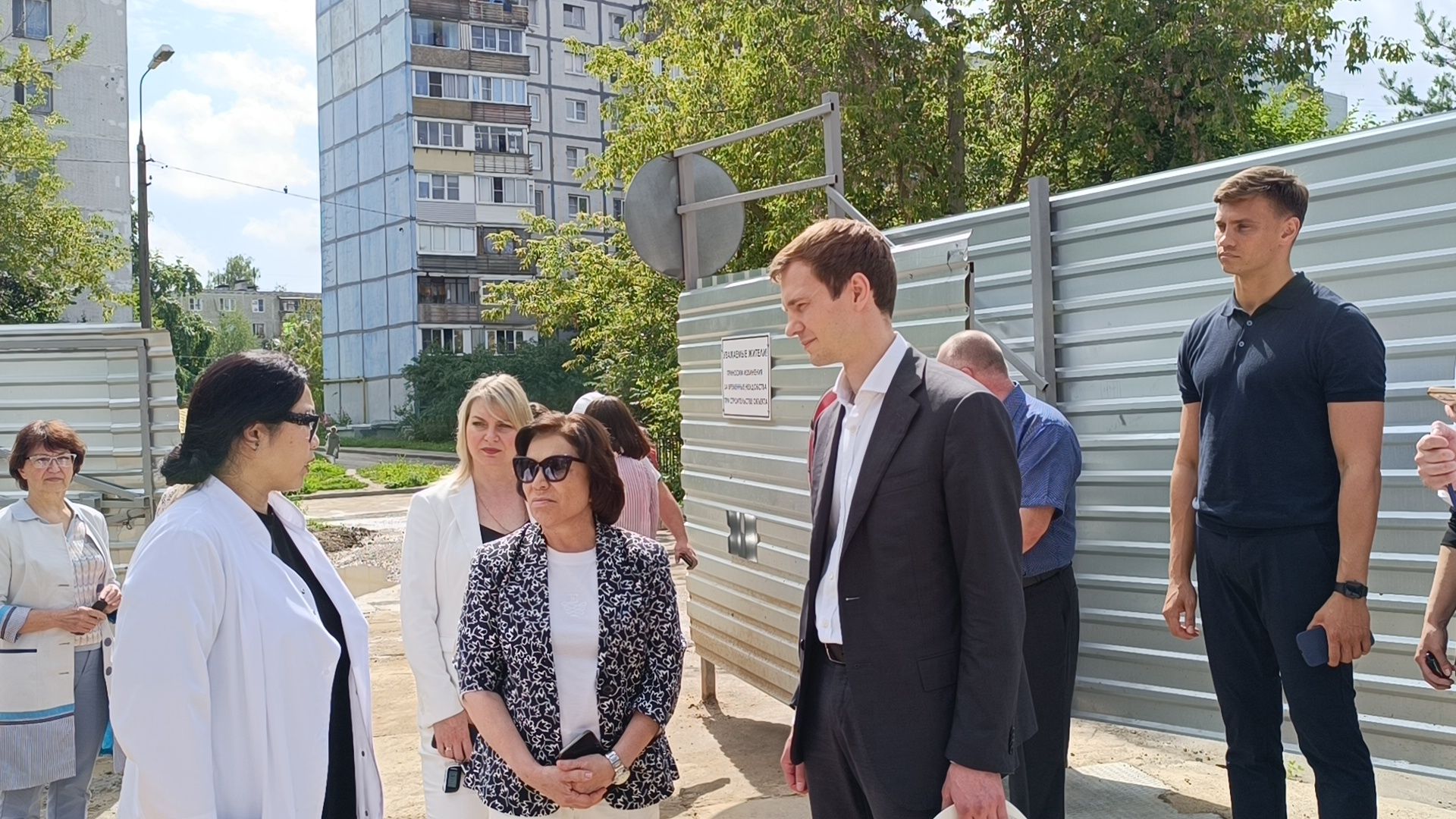 Лобня, строительство, поликлиника