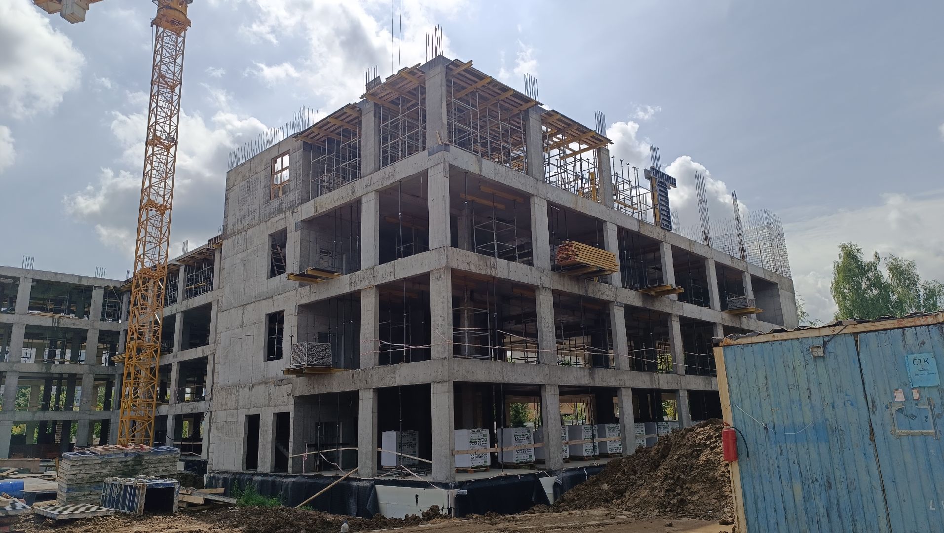 Лобня, строительство, поликлиника