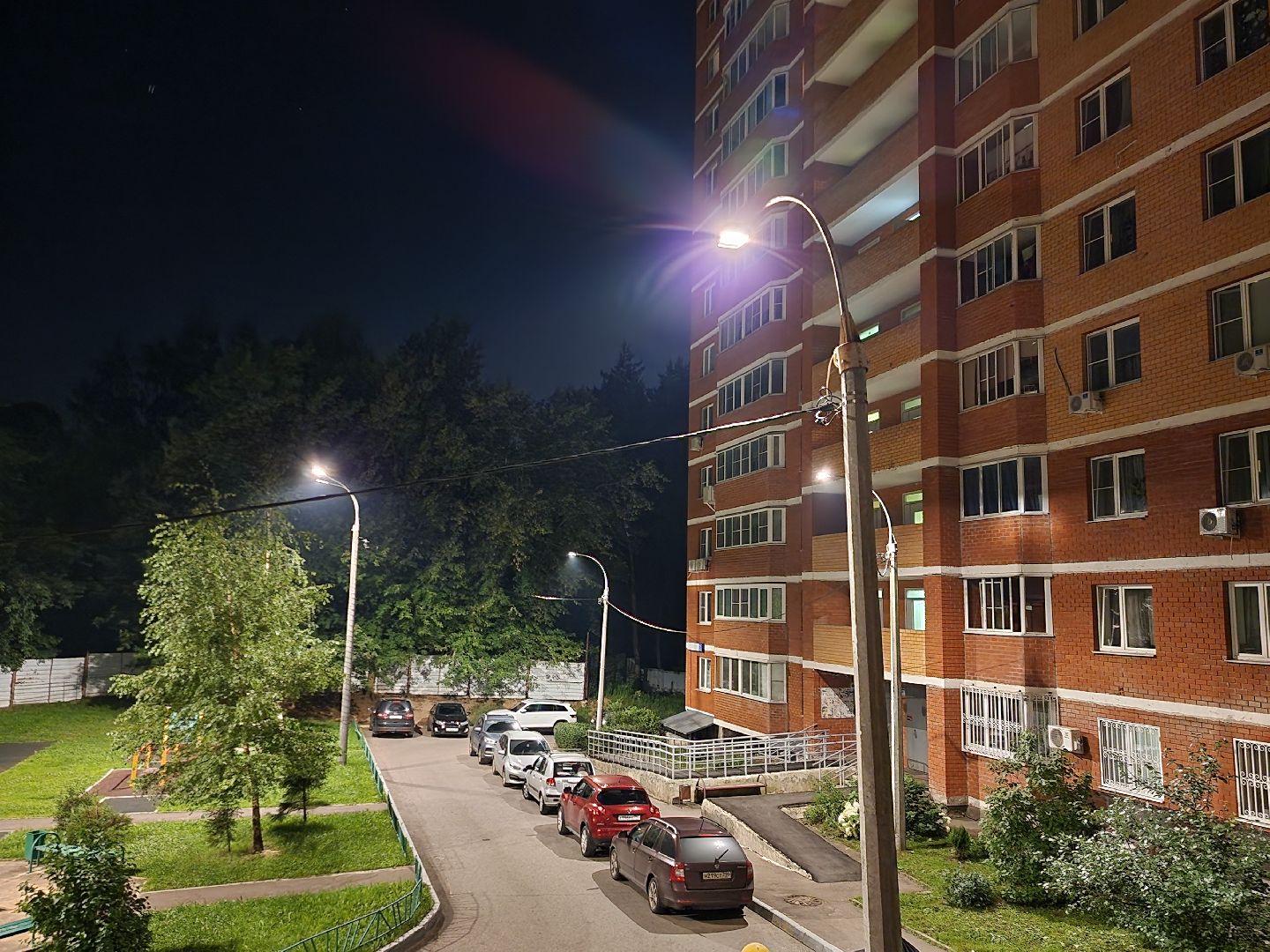 Климовск, освещение