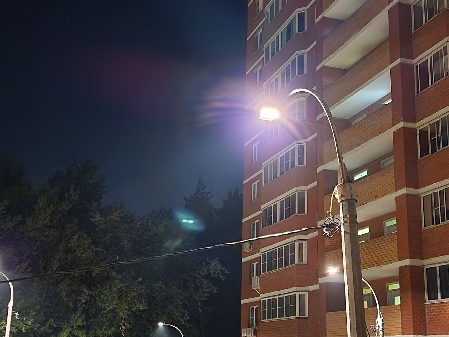 Климовск, освещение