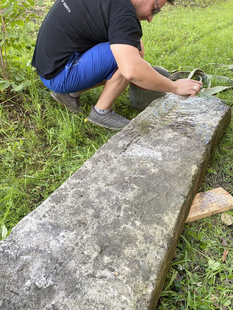 Домодедово, надгробная плита, старорусские обычаи, экспонат, музей, артефакт