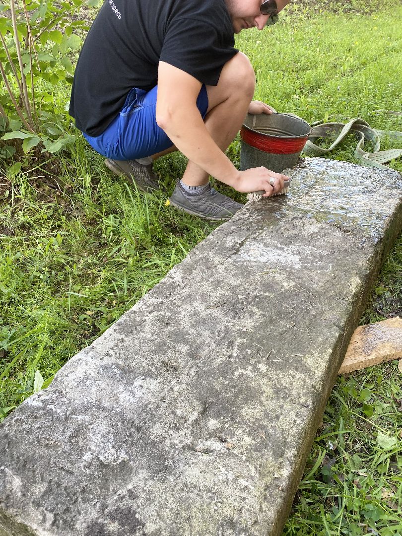 Домодедово, надгробная плита, старорусские обычаи, экспонат, музей, артефакт