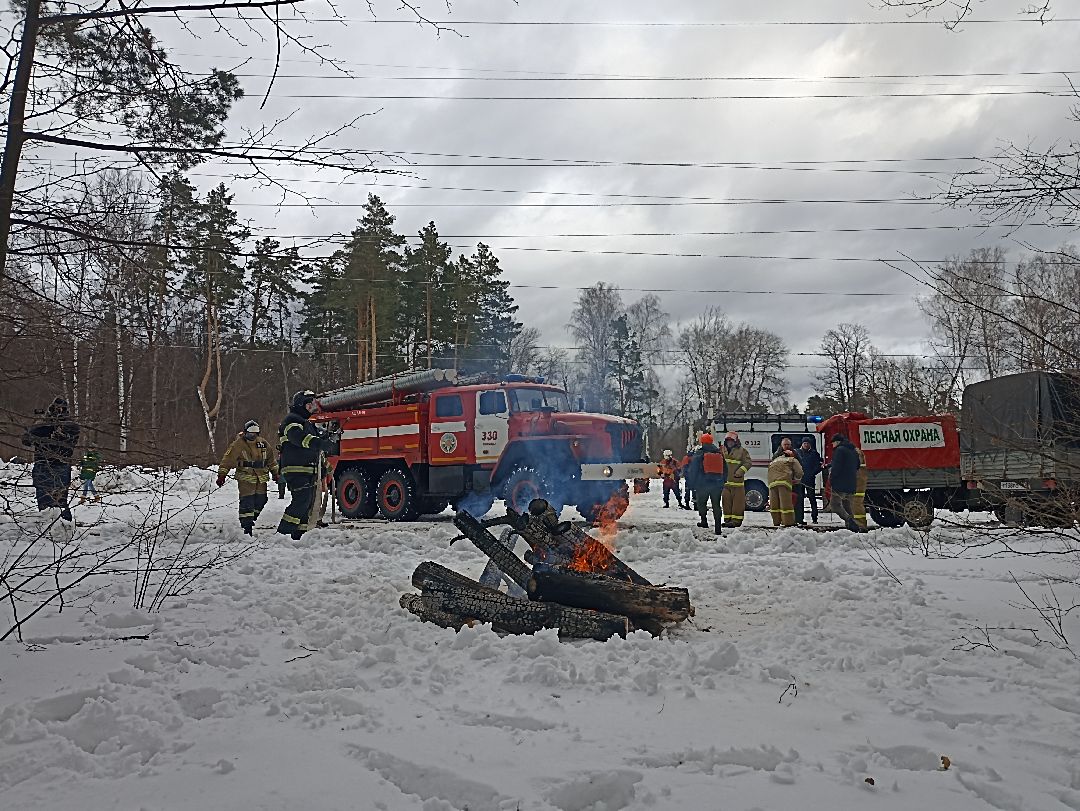 Серпухов, учения, спасатели