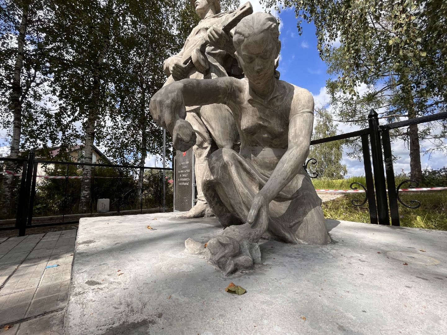 Шаховская, памятник, реставрация