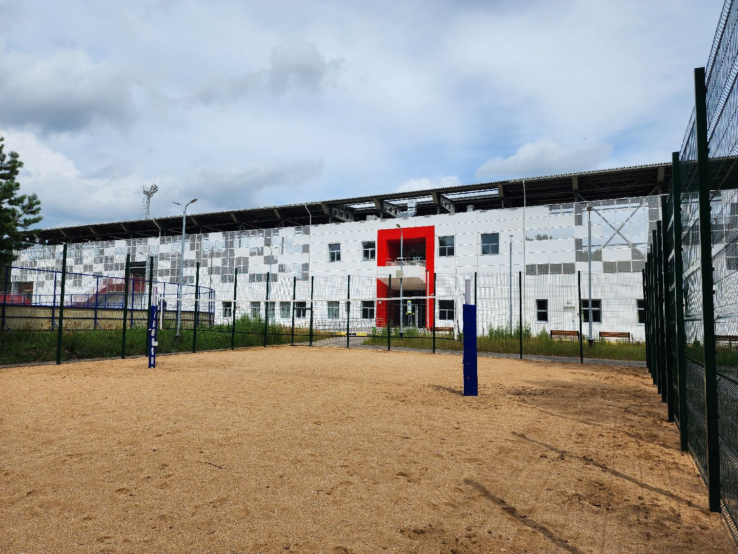 спорт, стадион, стадион спартак, серпухов, пляжный волейбол, волейбольная площадка,