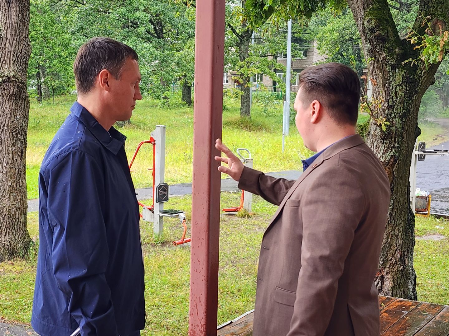 серпухов, поселок мирный, олег саитов, спортивная площадка, строительство, спорт, Здоровое Отечество,