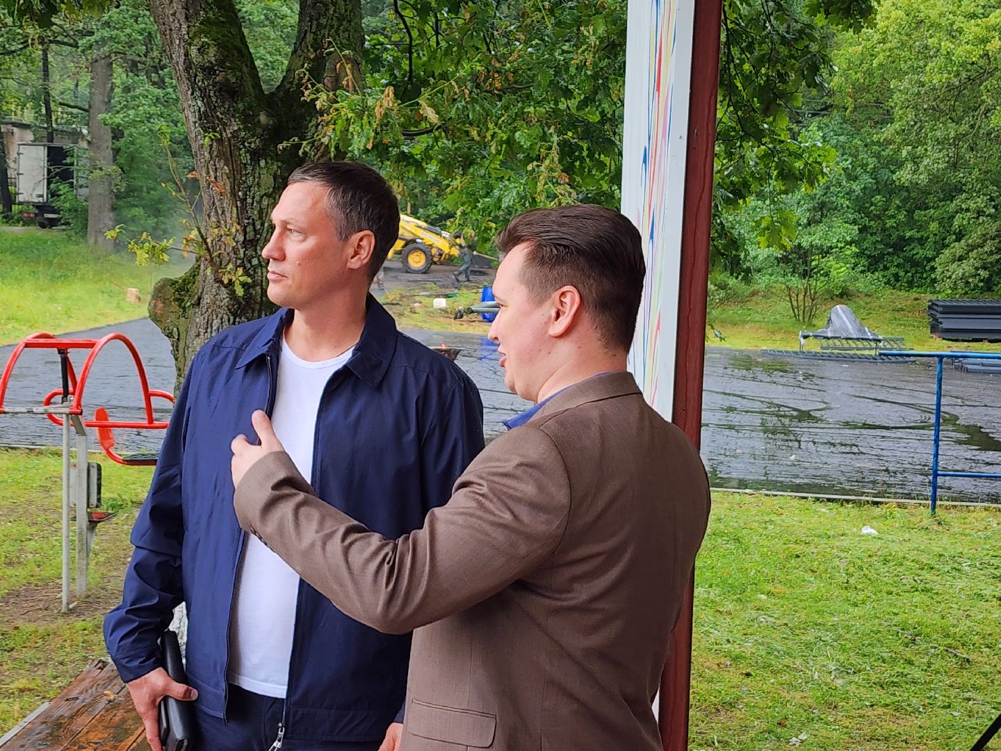 серпухов, поселок мирный, олег саитов, спортивная площадка, строительство, спорт, Здоровое Отечество,