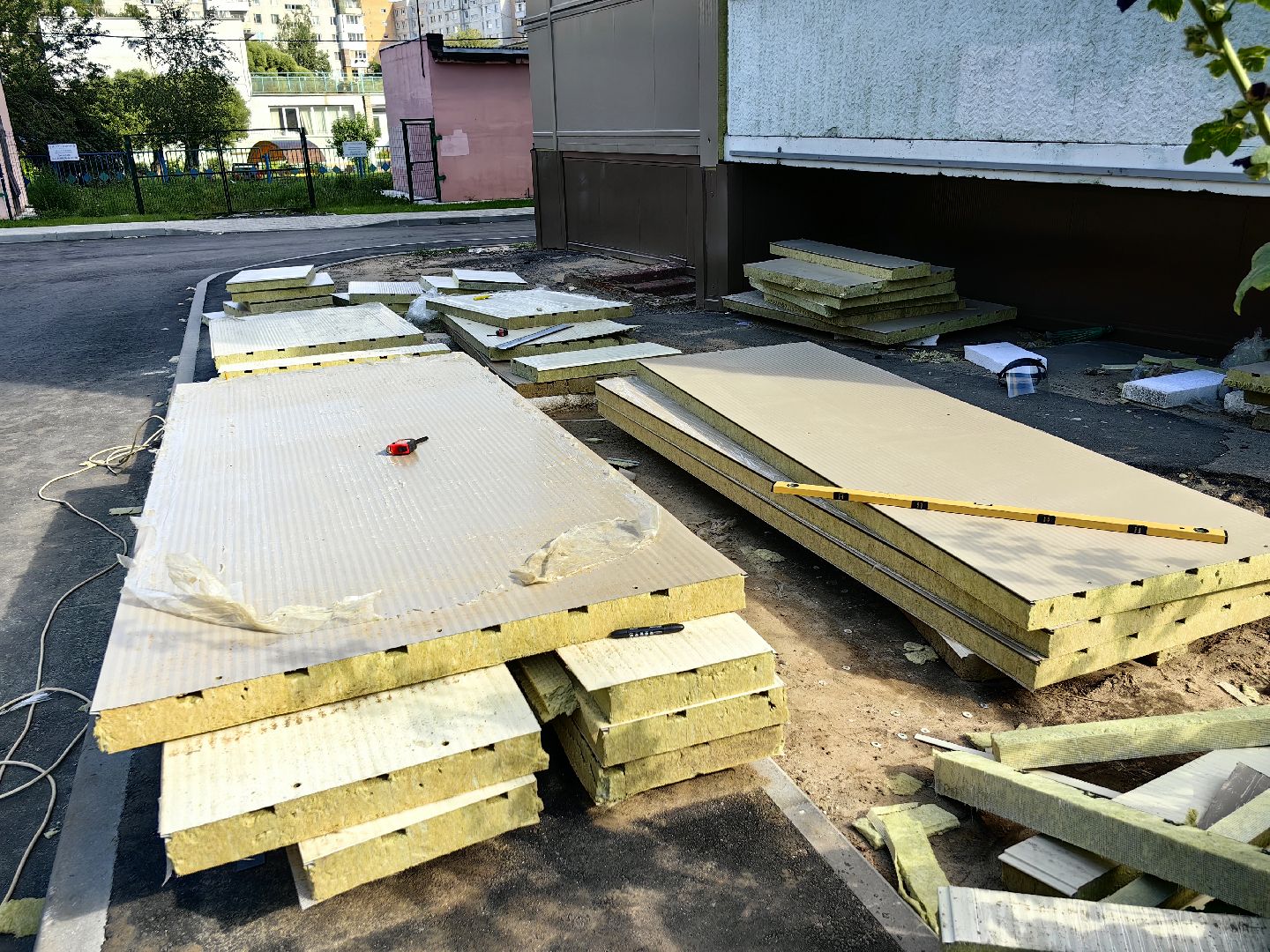 Капитальный ремонт, дом, бригада, монтажник, фасад