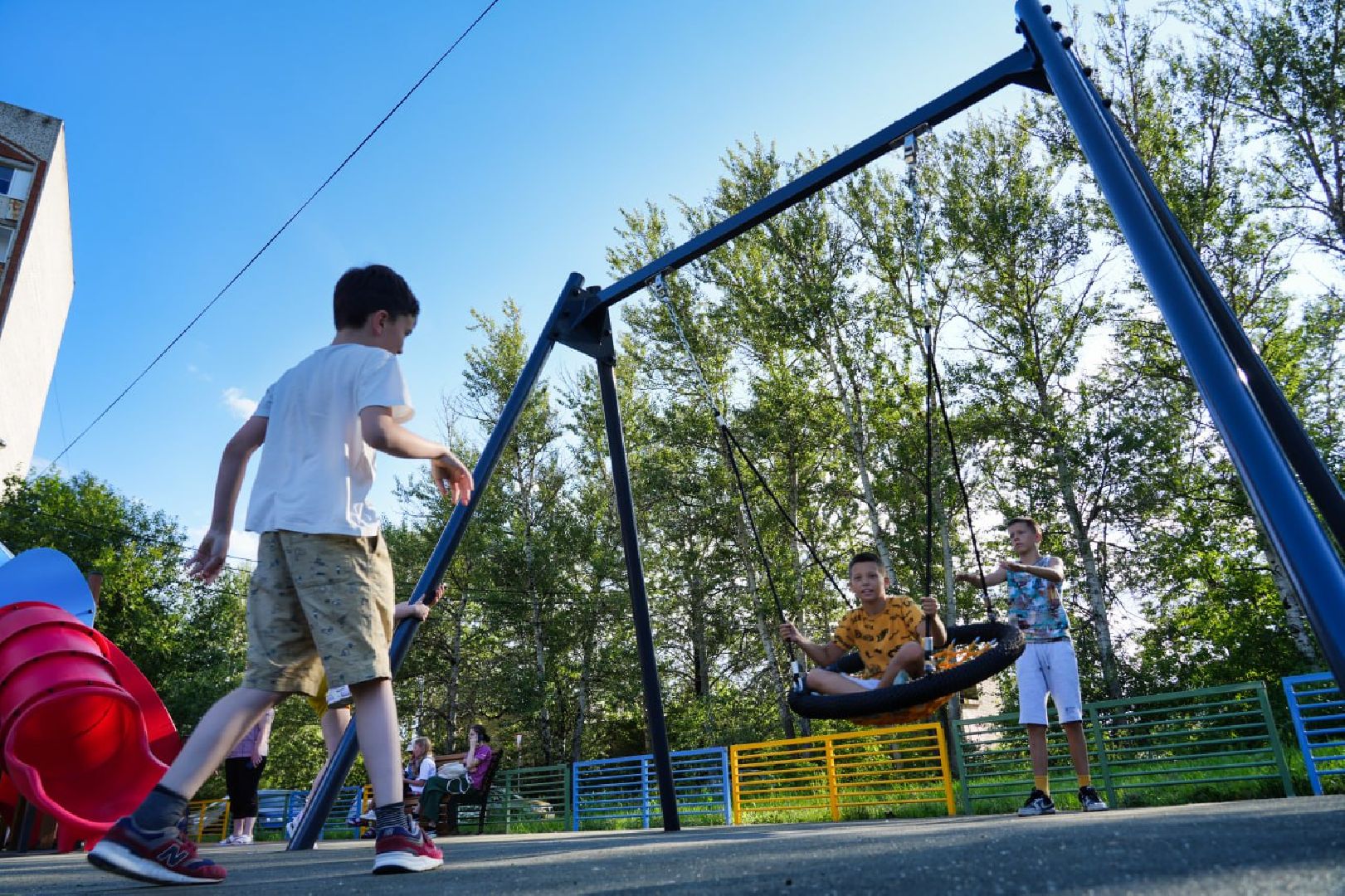 Сергиево-Посадский городской округ, Сергиев Посад, Благоустройство, Детские площадки, Губернаторская программа, Наше Подмосковье