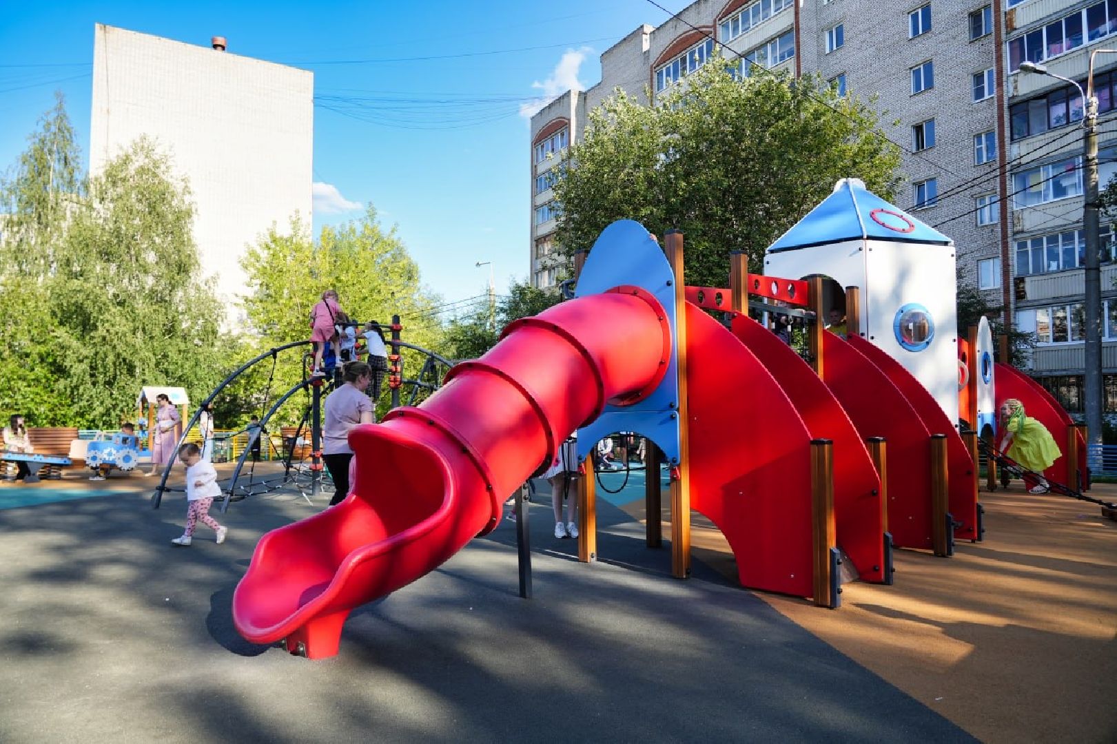 Сергиево-Посадский городской округ, Сергиев Посад, Благоустройство, Детские площадки, Губернаторская программа, Наше Подмосковье