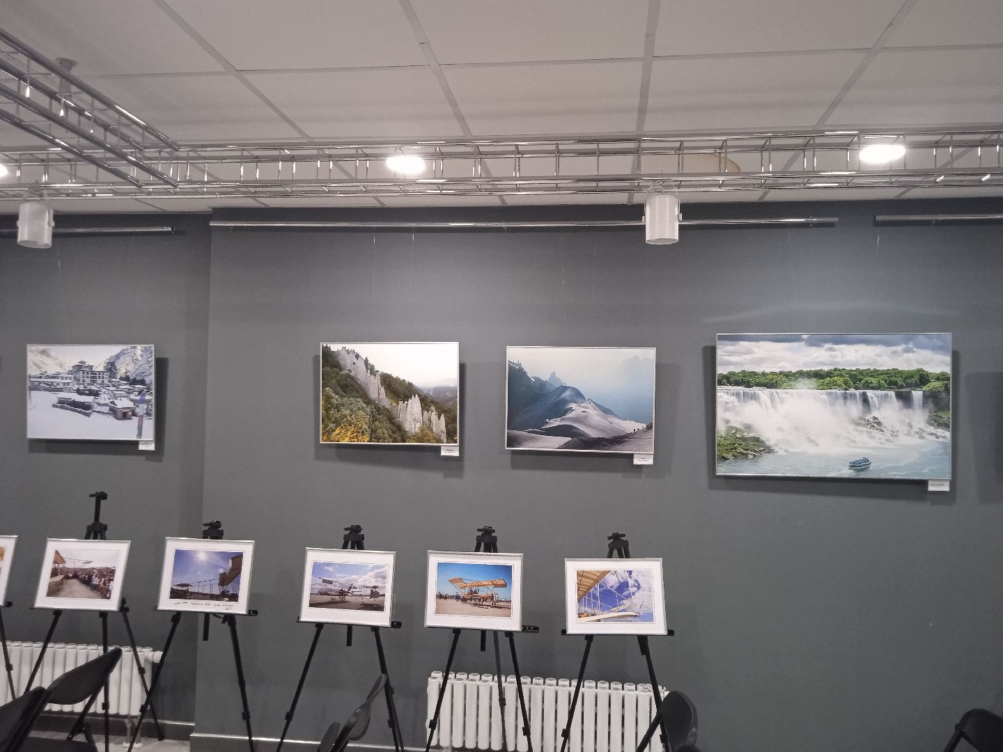 Демонстрационный, центр, ЦАГИ, выставка, планета, Земля, водопады, горы, пустыня