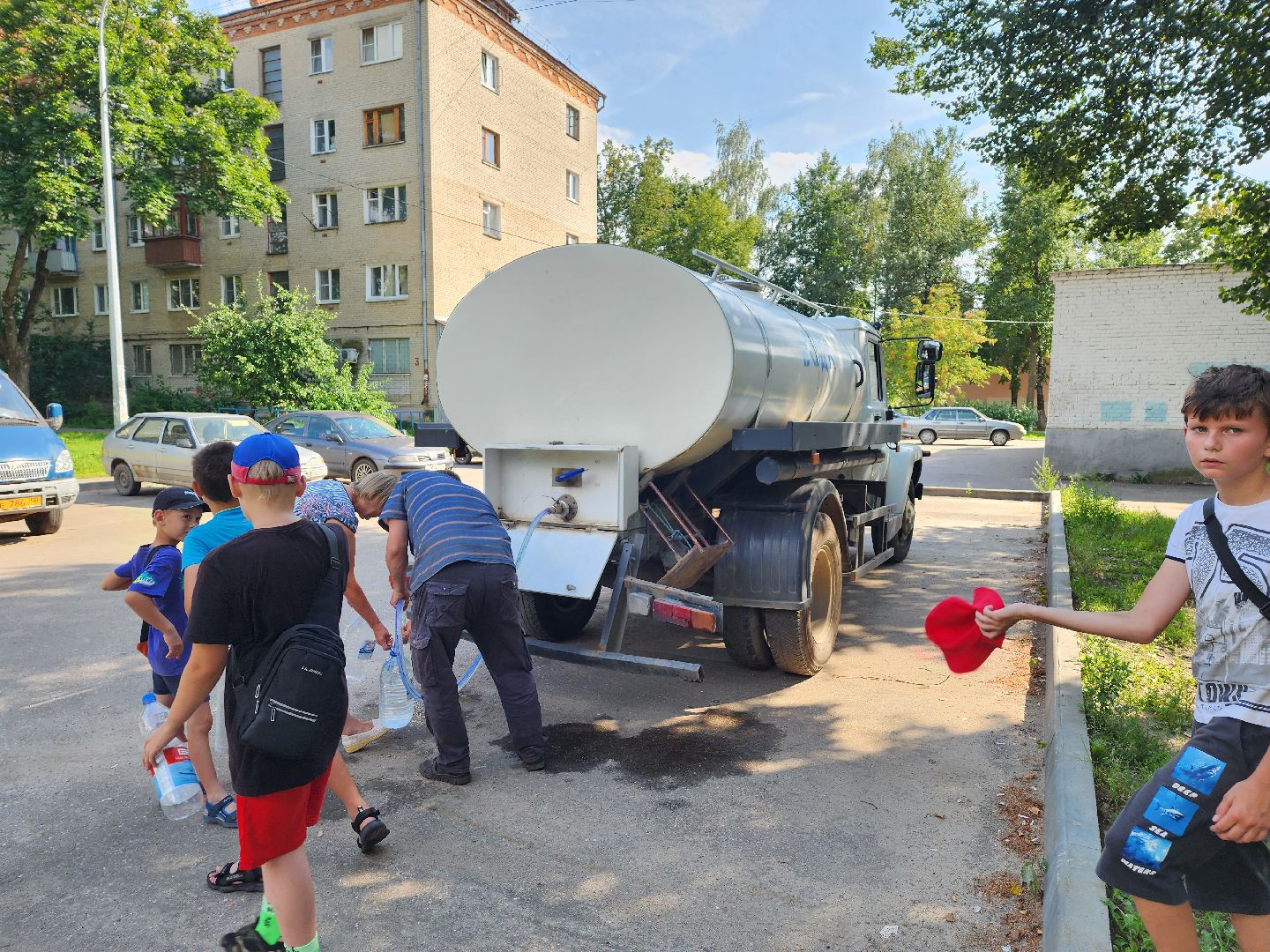 ЖКХ, подвоз воды, авария, Воскресенск