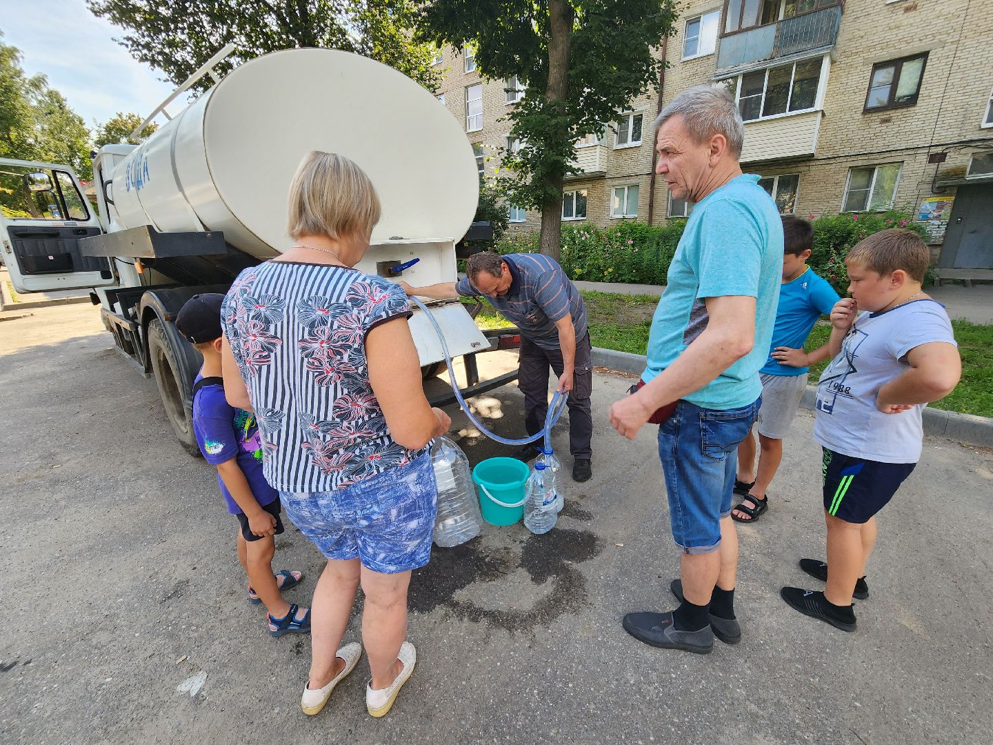 ЖКХ, подвоз воды, авария, Воскресенск