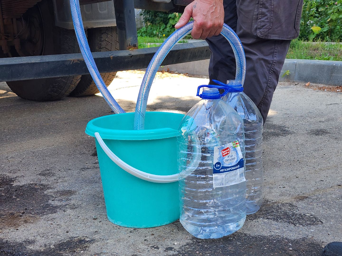 ЖКХ, подвоз воды, авария, Воскресенск