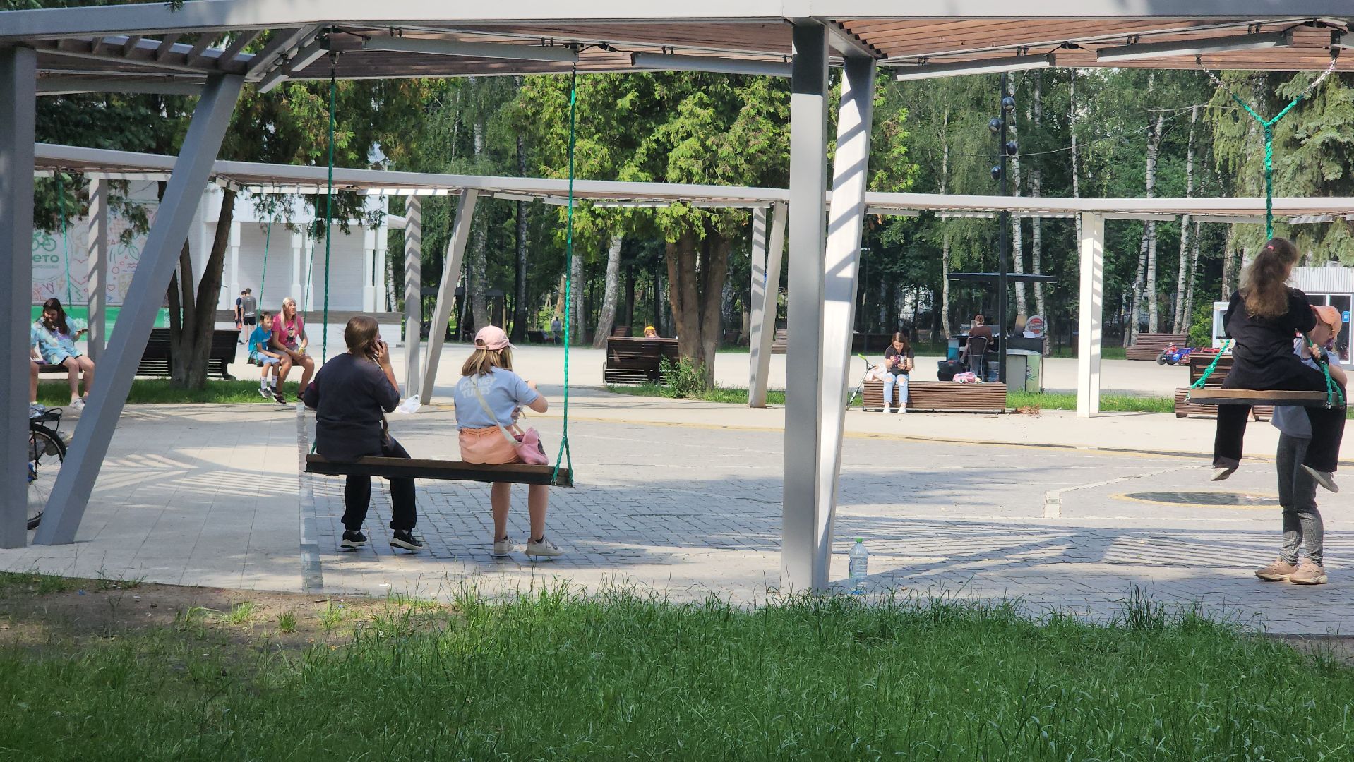 Пушкино, Пушкинский округ, парки Подмосковья, лето в Подмосковье, молодежь