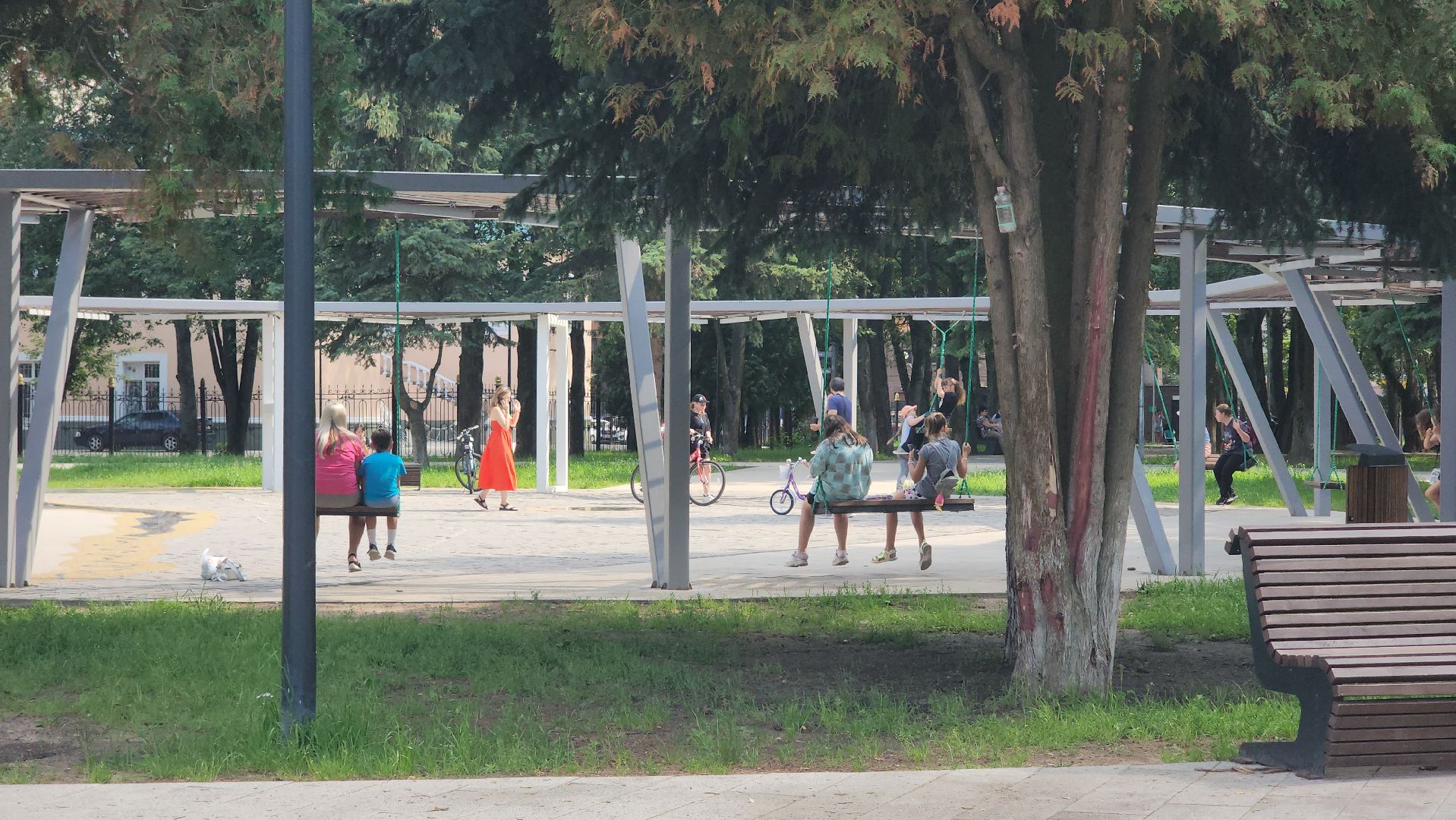 Пушкино, Пушкинский округ, парки Подмосковья, лето в Подмосковье, молодежь