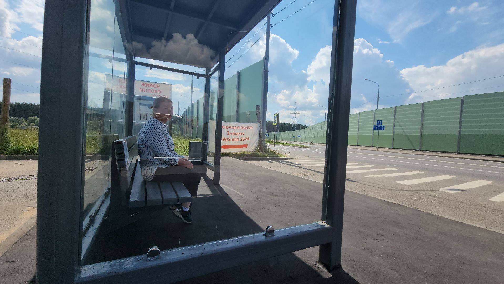 Одинцово, зайцево, остановка, транспорт, кокошкинское шоссе, автобус, маршрут,