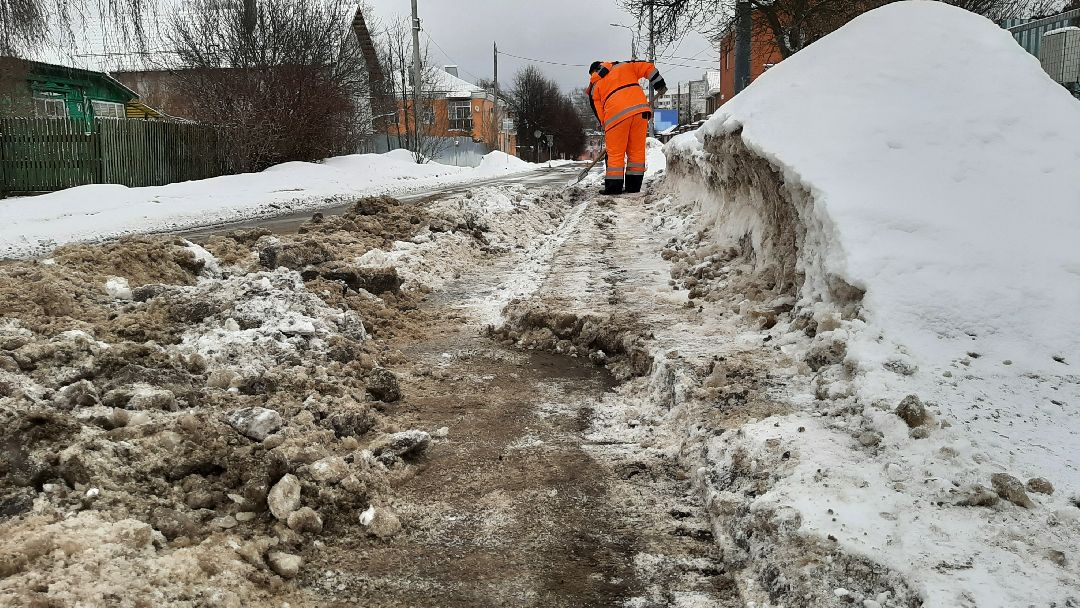 снег, ЖКХ, уборка снега, Серпухов