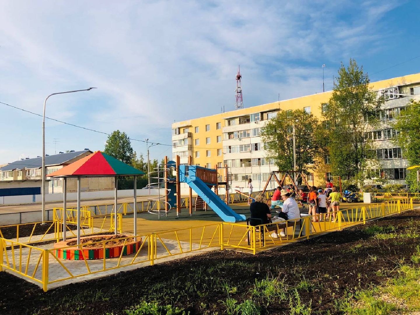 Руза, детские площадки, ДИП, благоустройство, качели, дети