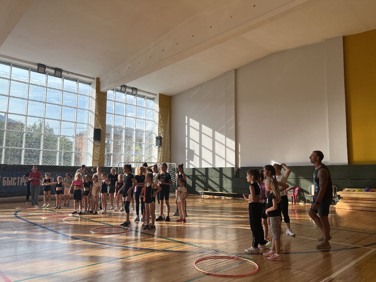 Химки, спорт, эстафеты, гимнастика, дети