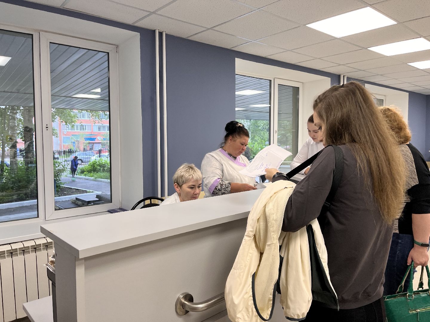 Шаховская, ремонт, поликлиника