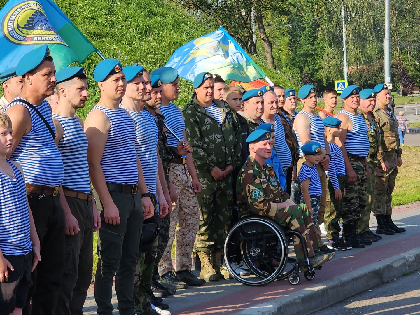 Серпухов, Подмосковье, День ВДВ, десантники, автопробег