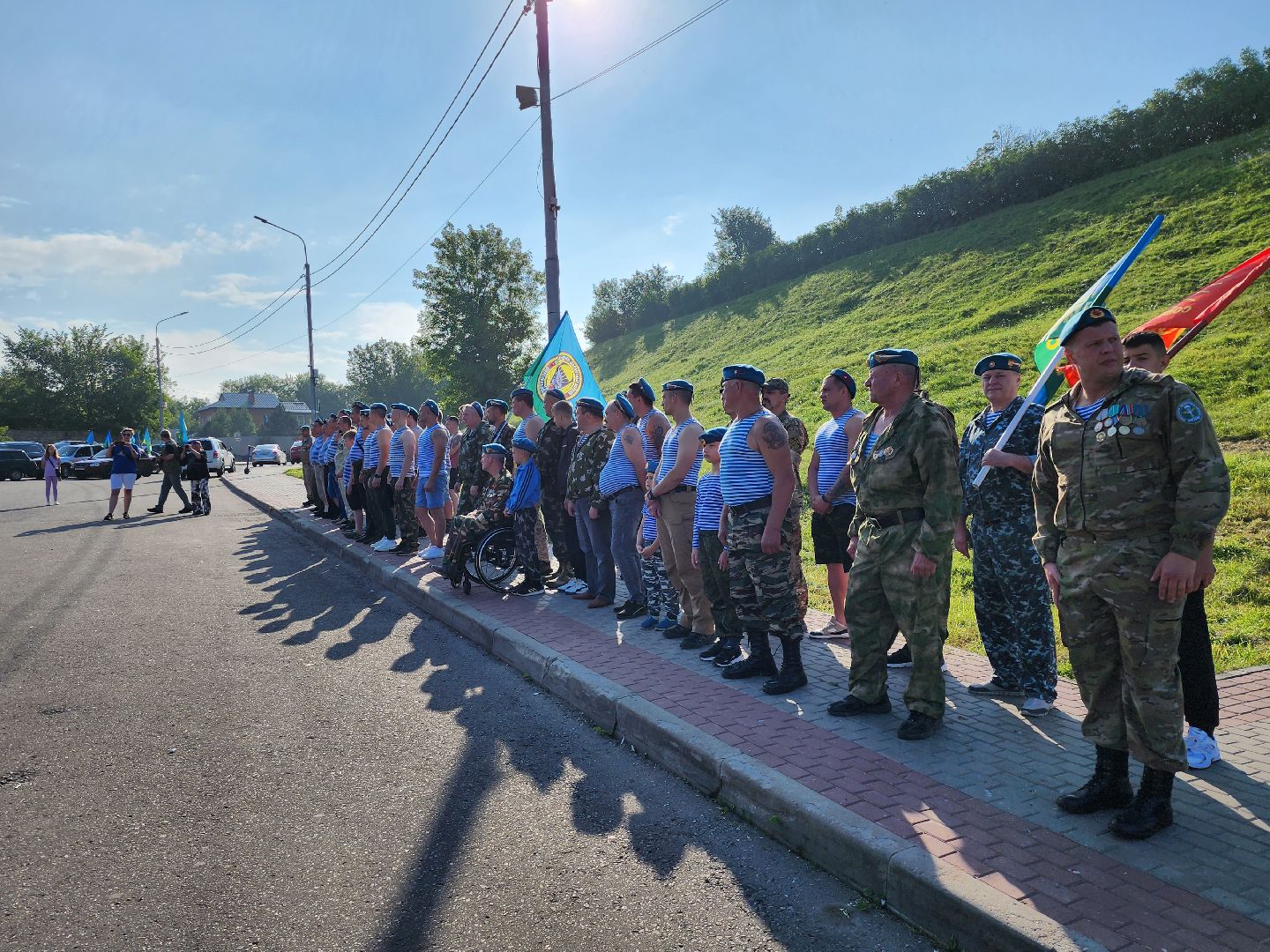 Серпухов, Подмосковье, День ВДВ, десантники, автопробег
