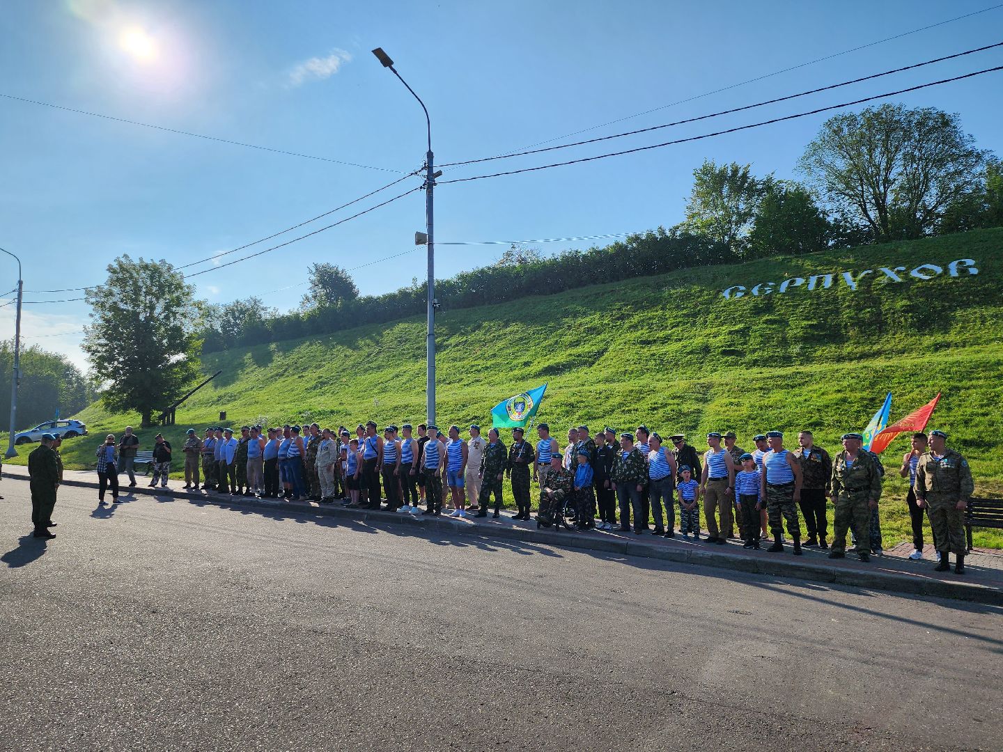 Серпухов, Подмосковье, День ВДВ, десантники, автопробег