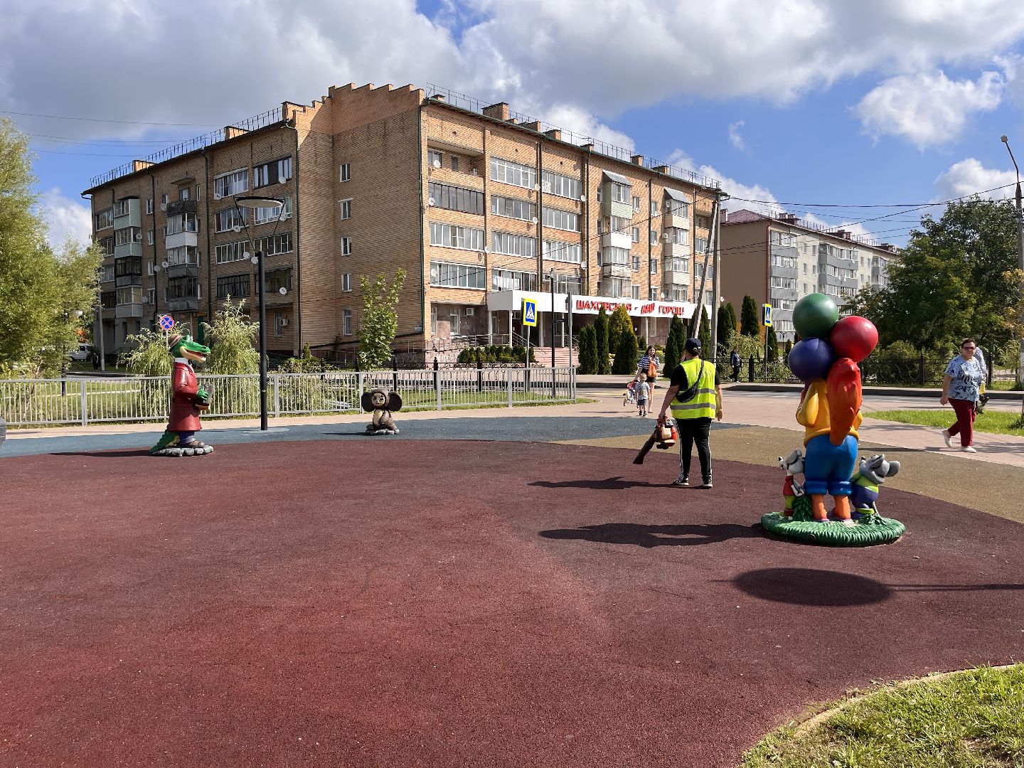Шаховская, благоустройство, уборка