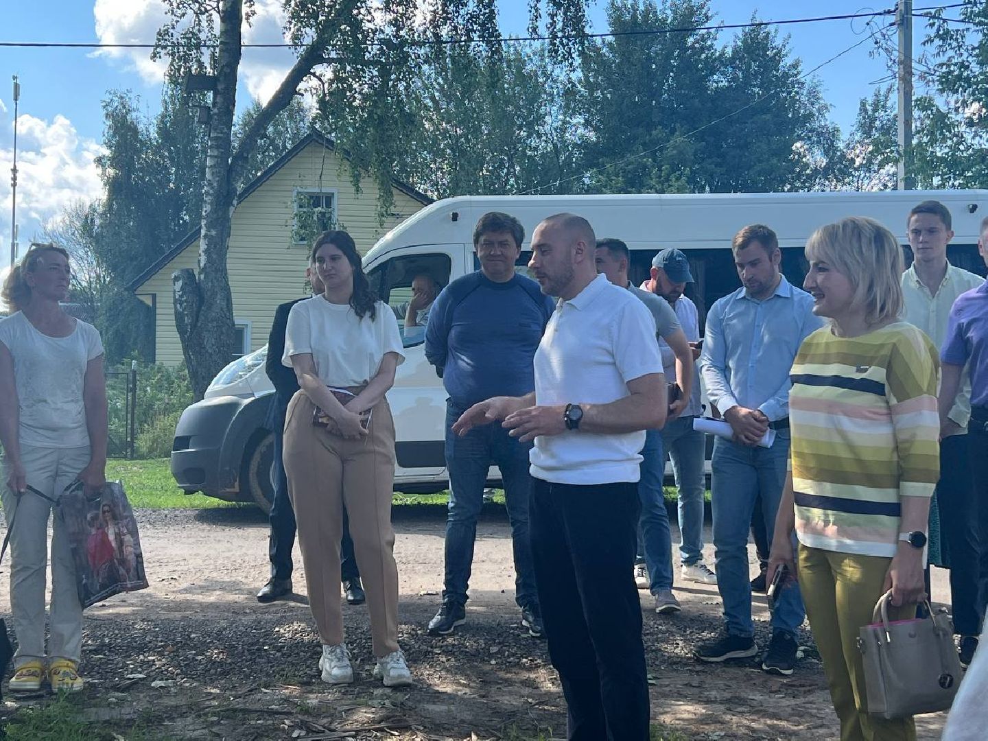 Солнечногорск, жители, деревня, встреча, благоустройство