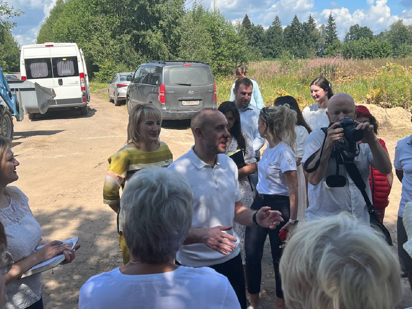 Солнечногорск, жители, деревня, встреча, благоустройство