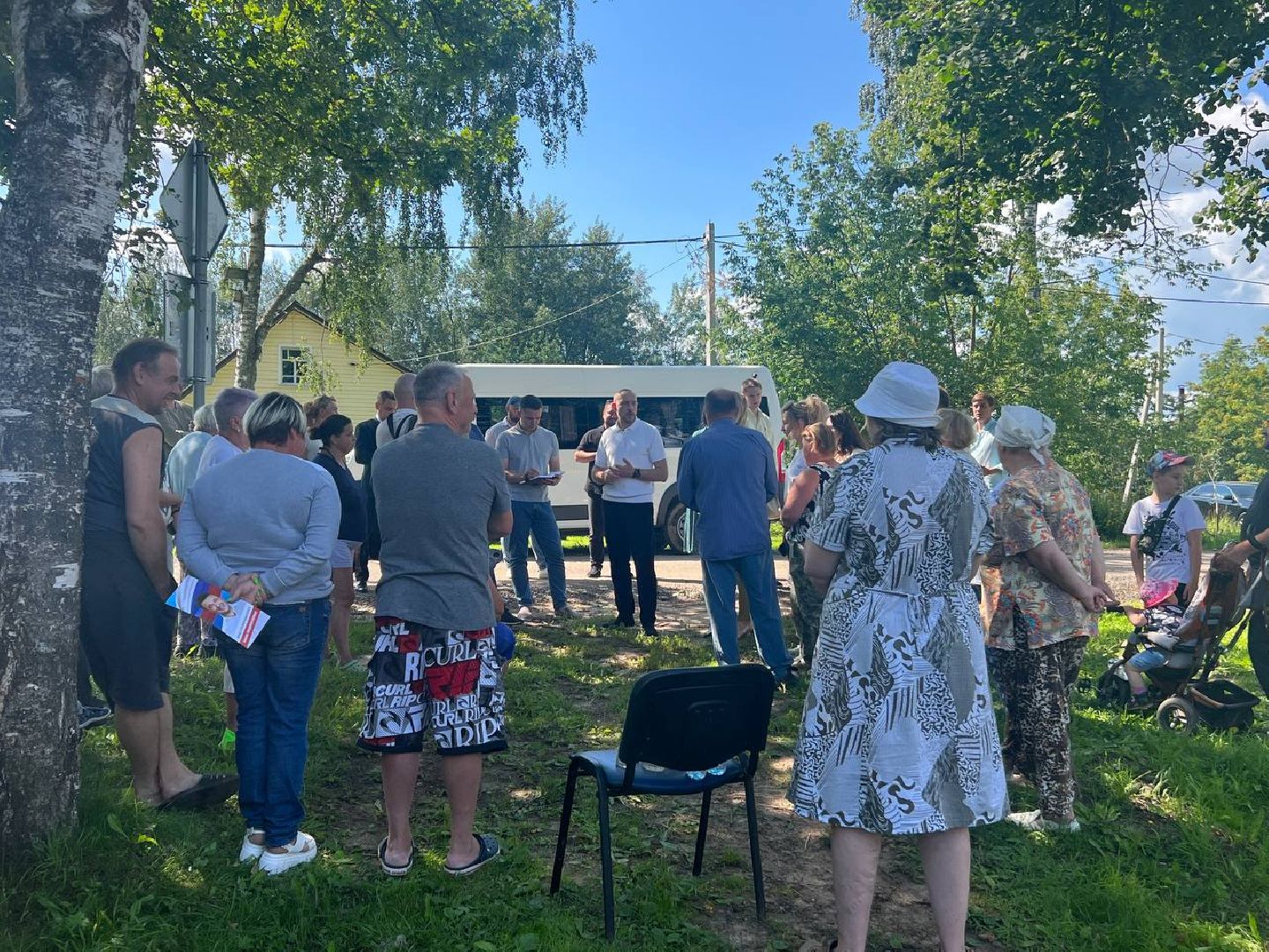 Солнечногорск, жители, деревня, встреча, благоустройство