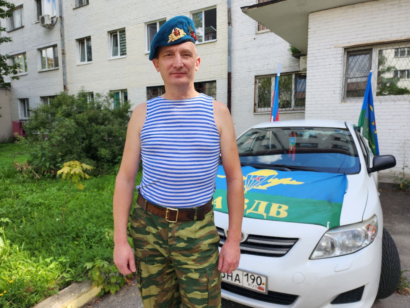 Раменское, общество, День ВДВ, участник военных действий на Кавказе Алексей Урусов