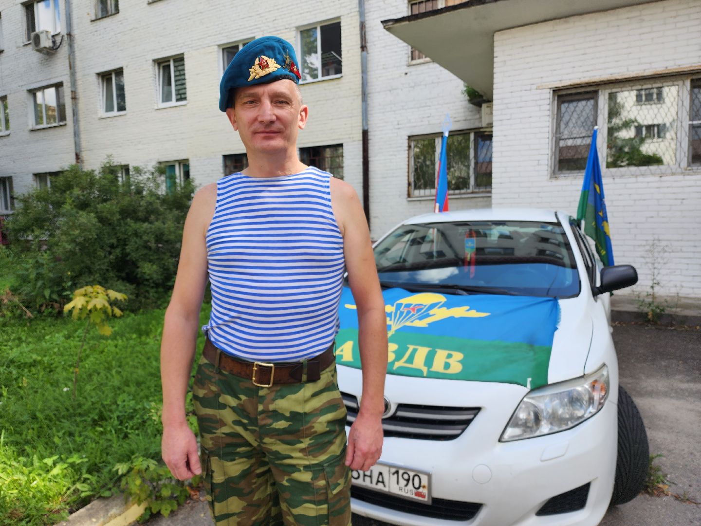 Раменское, общество, День ВДВ, участник военных действий на Кавказе Алексей Урусов