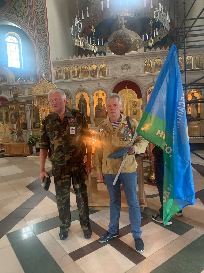 Звенигород, день Воздушно-десантных войск, панихида по погибшим воинам