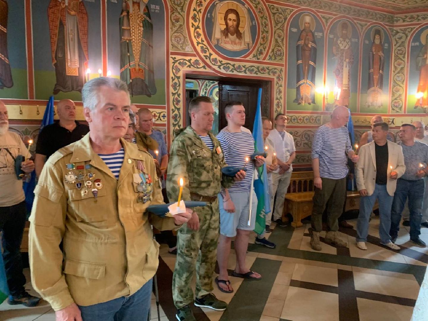 Звенигород, день Воздушно-десантных войск, панихида по погибшим воинам