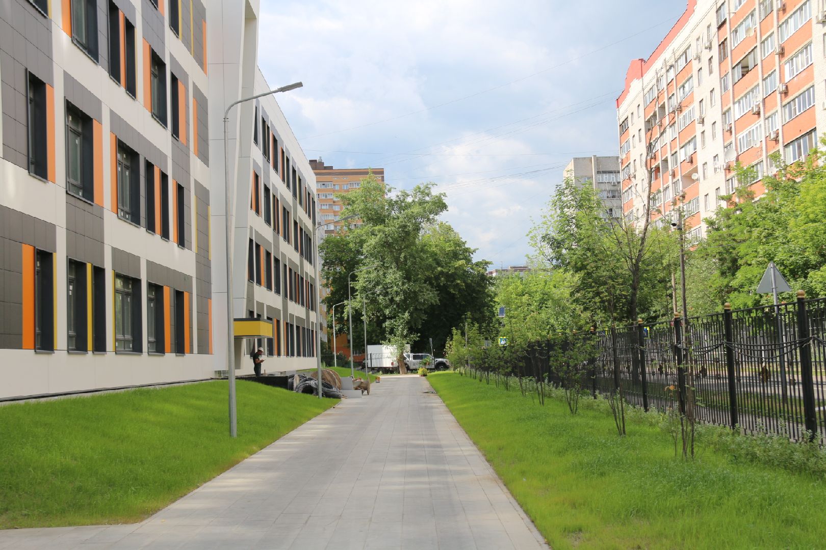 Школа, строительство, жители, спорт