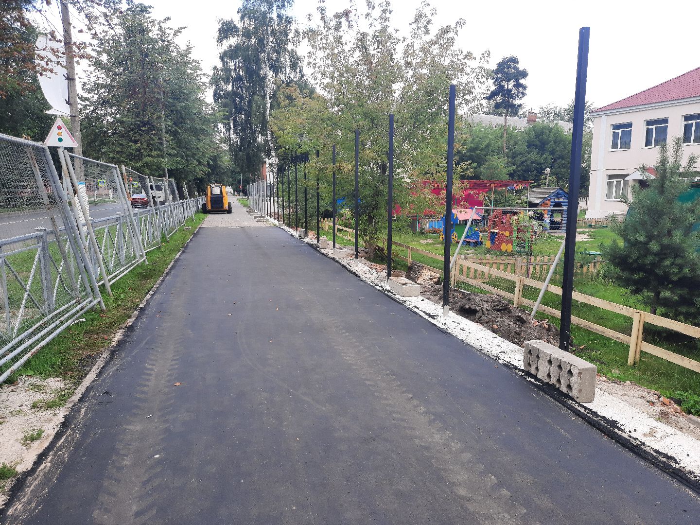 городской округ Шатура, новый забор,