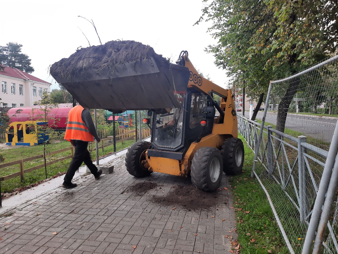городской округ Шатура, новый забор,