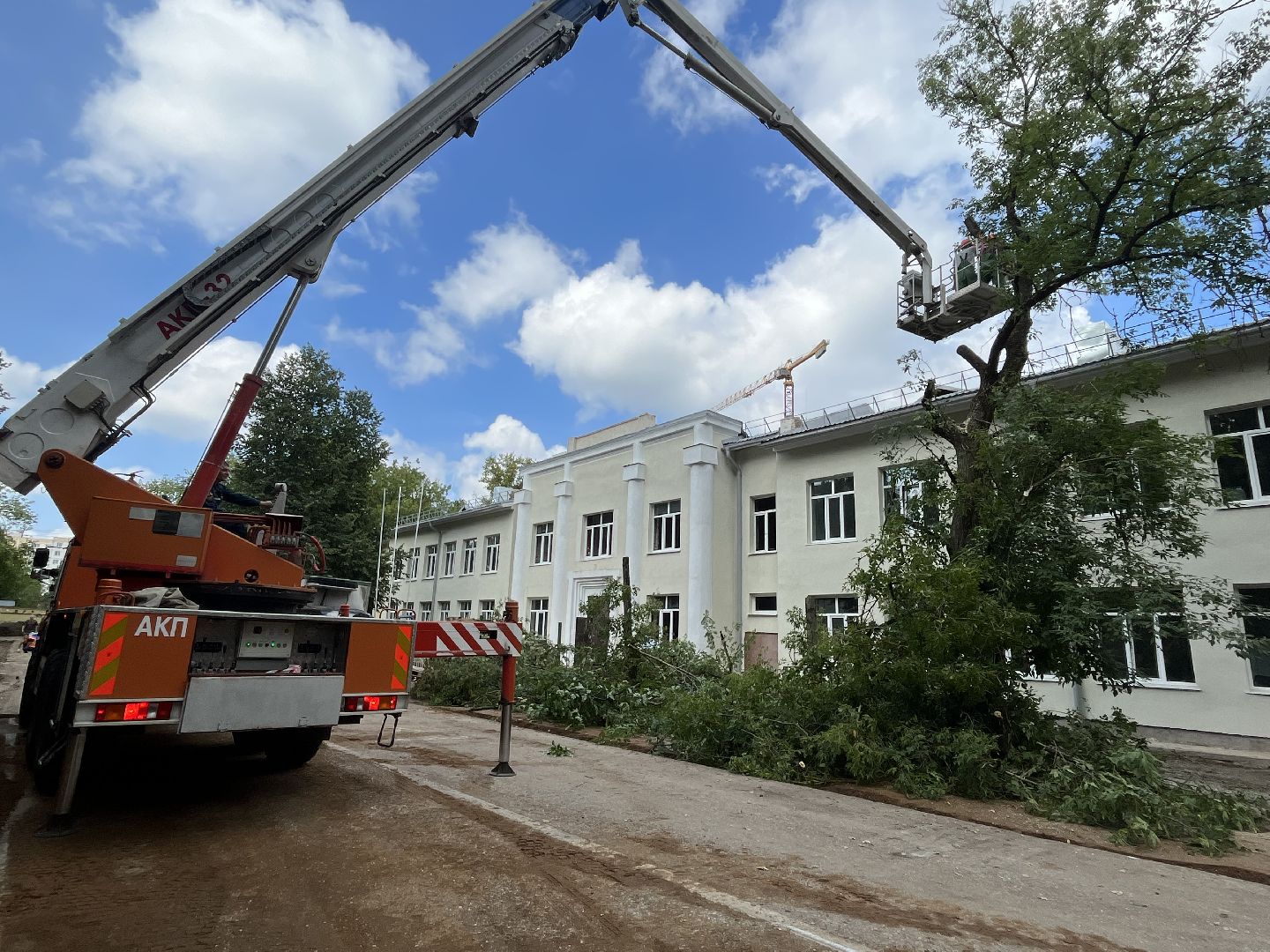 Наро-Фоминск, опиловка деревьев, благоустройство территории, новая жизнь улицы, комфортная среда