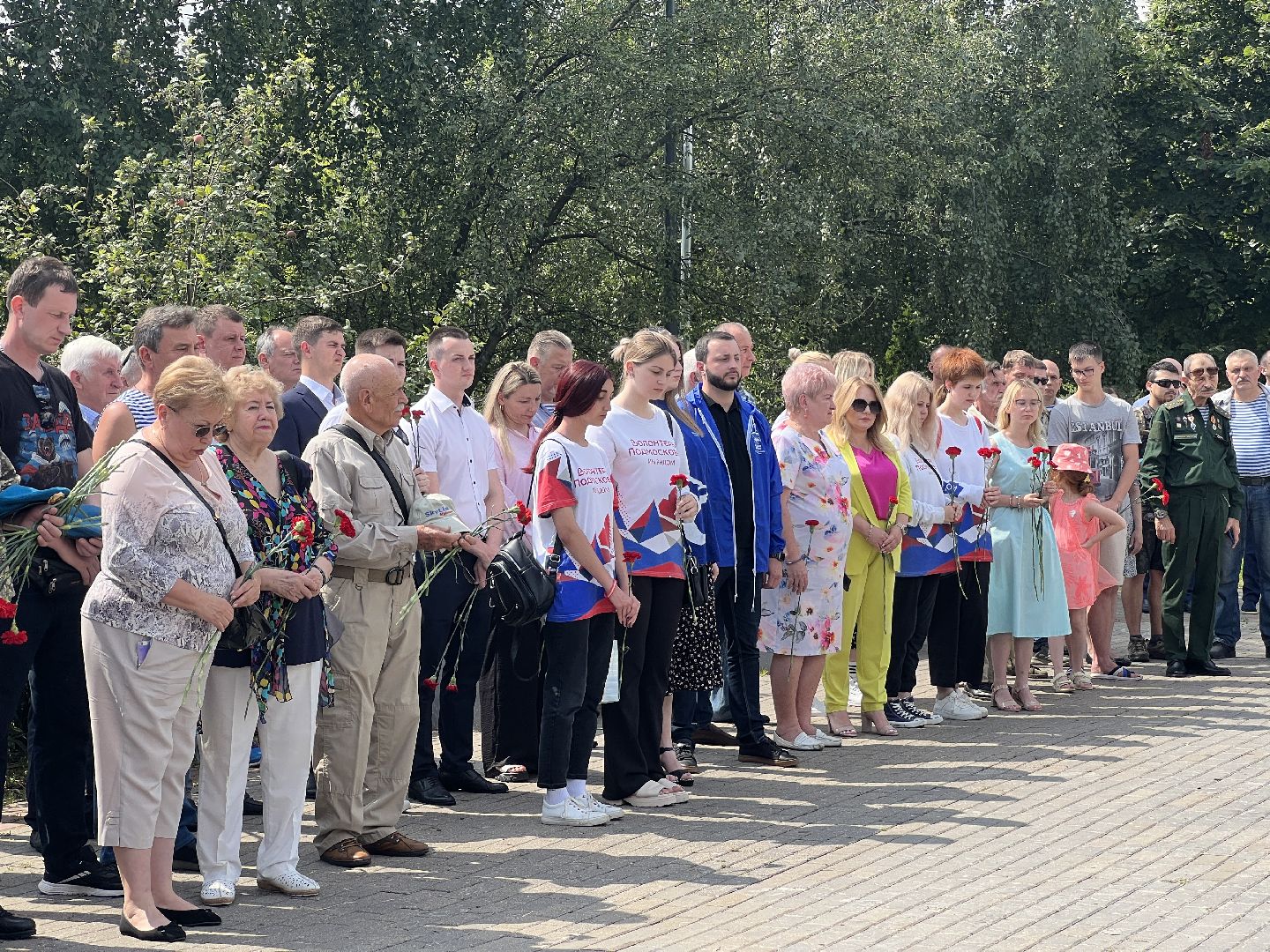 Химки, ВДВ, воздушно-десантные войска, монумент, возложение цветов